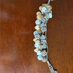 Brighton Silver and Gold Butterfly Bracelet